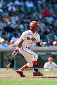 Darius Day during the Under Armour All-American Game in 2013 at Wrigley Field in Chicago, Illinois. (Mike Janes/Four Seam Images)
