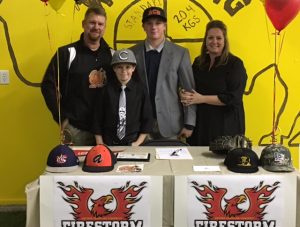 The Hamby Family at JD's commitment signing.
