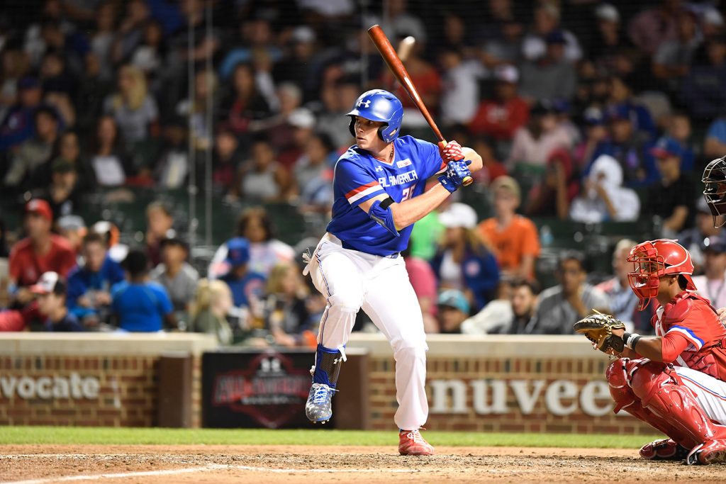 Casas at the 2017 Under Armour All-America Game at Wrigley Field.
