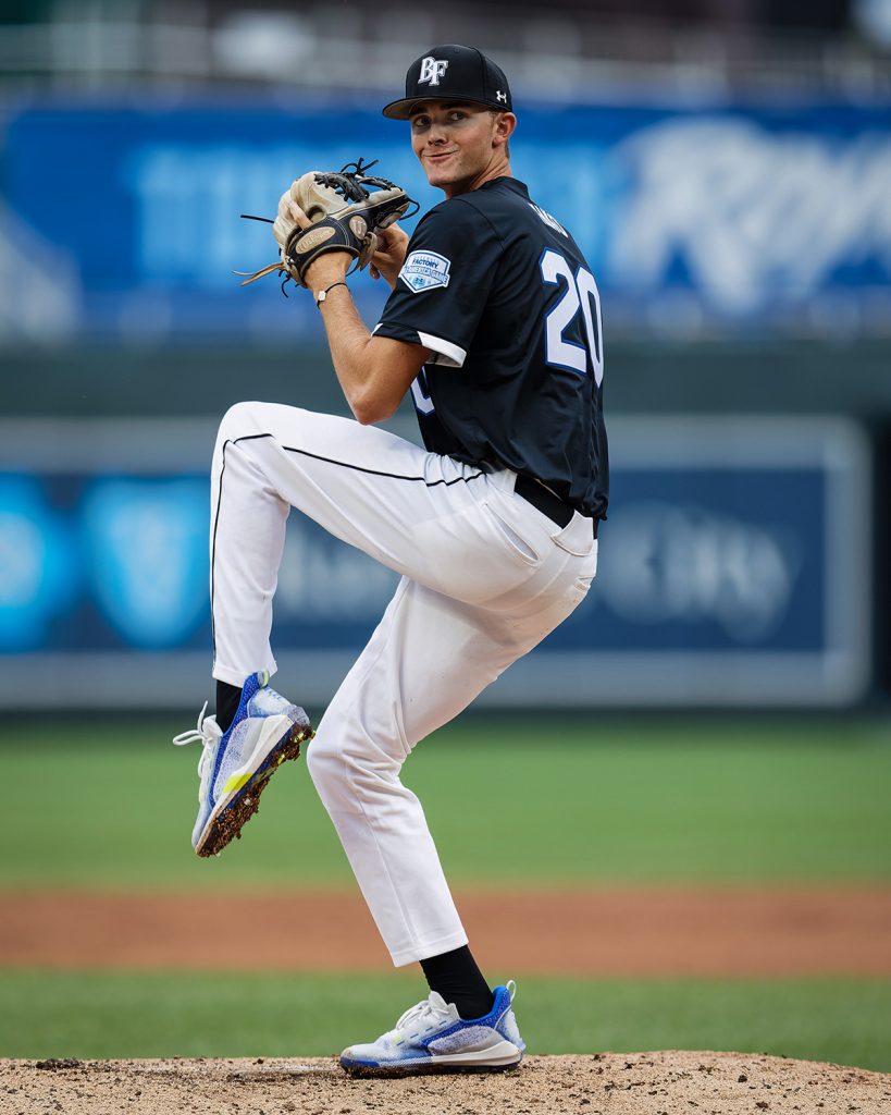 Chance Mako 2022 Baseball Factory All-American game at Kauffman Stadium in Kansas City, MO on Tuesday, August 16, 2022 (Photo by Eddie Kelly / ProLook Photos)